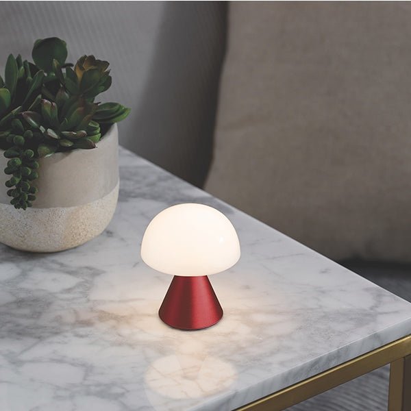 Lexon Μικρό Ασύρματο LED Φωτιστικό - Mina Mini - Dark Red