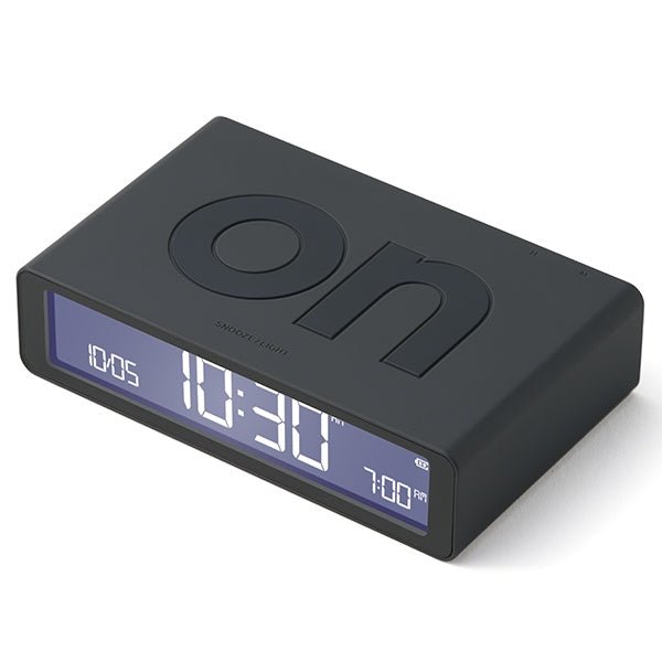 Lexon Ψηφιακό Ξυπνητήρι Διπλής Όψης - Flip Classic - Dark Grey