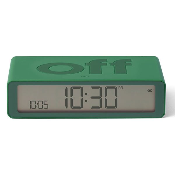 Lexon Ψηφιακό Ξυπνητήρι Διπλής Όψης - Flip Classic - Green Emerald
