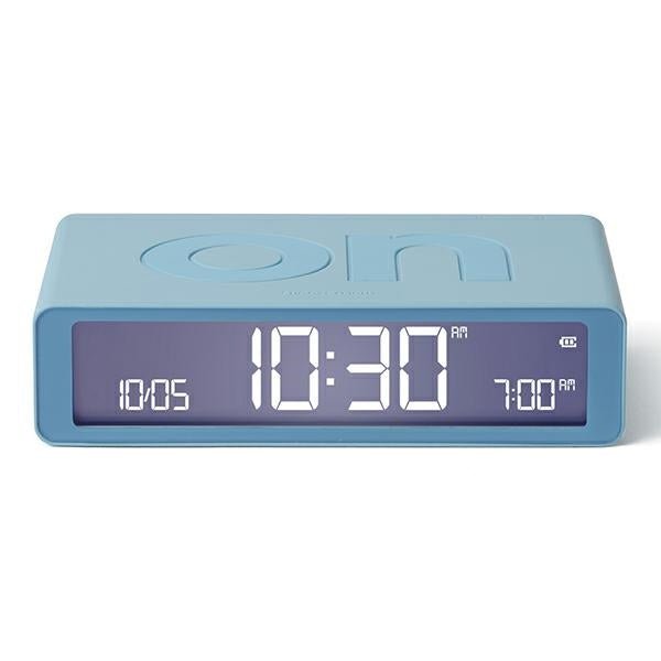 Lexon Ψηφιακό Ξυπνητήρι Διπλής Όψης - Flip Classic - Light Blue