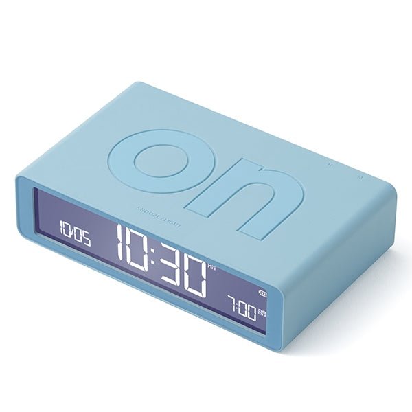 Lexon Ψηφιακό Ξυπνητήρι Διπλής Όψης - Flip Classic - Light Blue