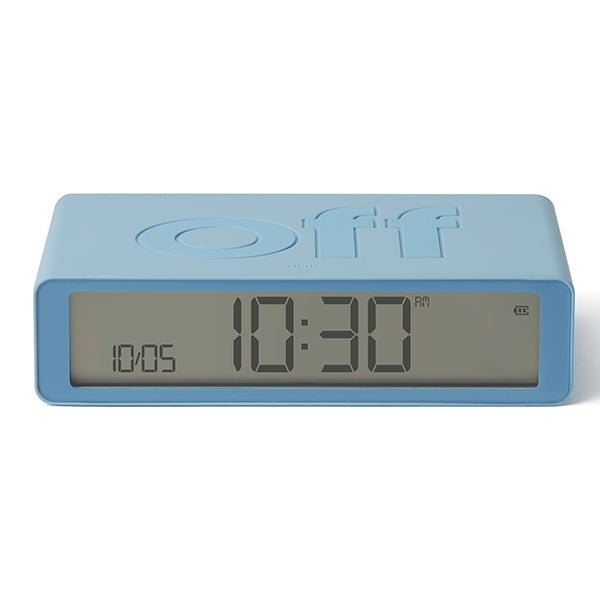 Lexon Ψηφιακό Ξυπνητήρι Διπλής Όψης - Flip Classic - Light Blue