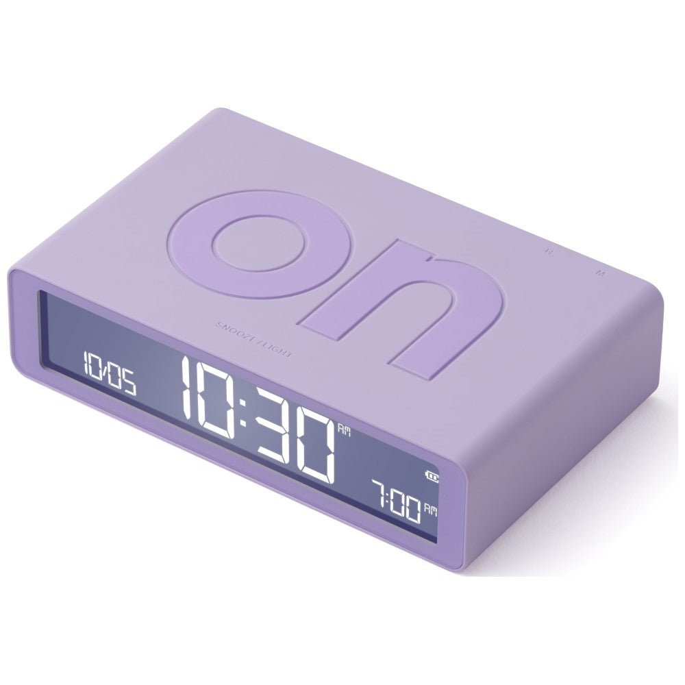 Lexon Ψηφιακό Ξυπνητήρι Διπλής Όψης - Flip Classic - Lilac