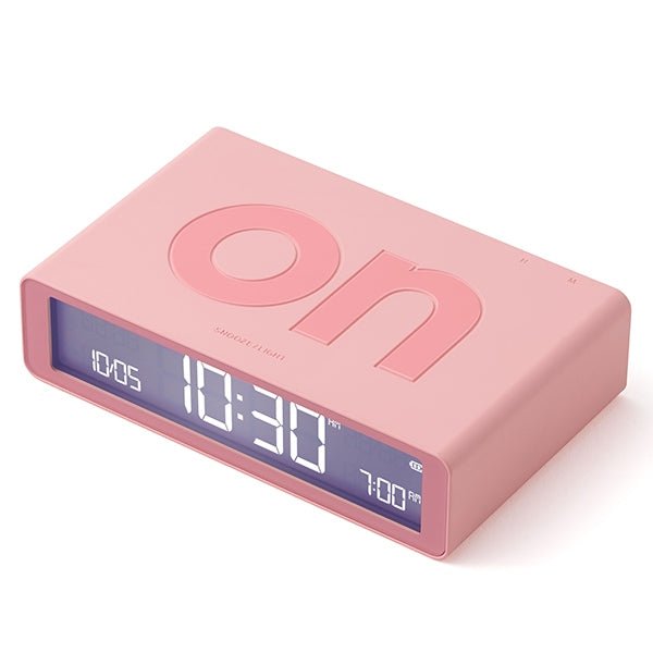Lexon Ψηφιακό Ξυπνητήρι Διπλής Όψης - Flip Classic - Pink