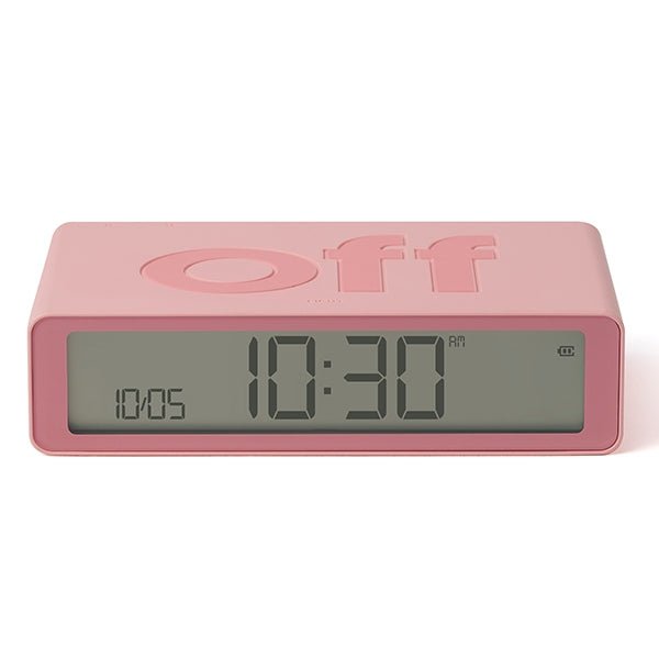 Lexon Ψηφιακό Ξυπνητήρι Διπλής Όψης - Flip Classic - Pink