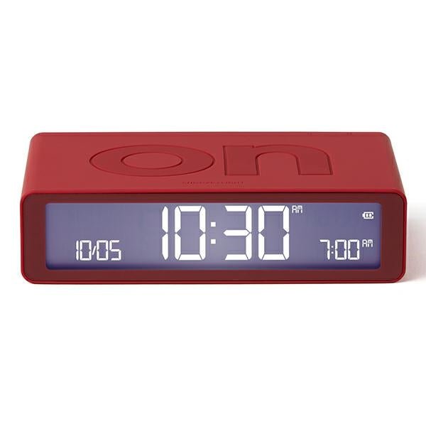 Lexon Ψηφιακό Ξυπνητήρι Διπλής Όψης - Flip Classic - Red