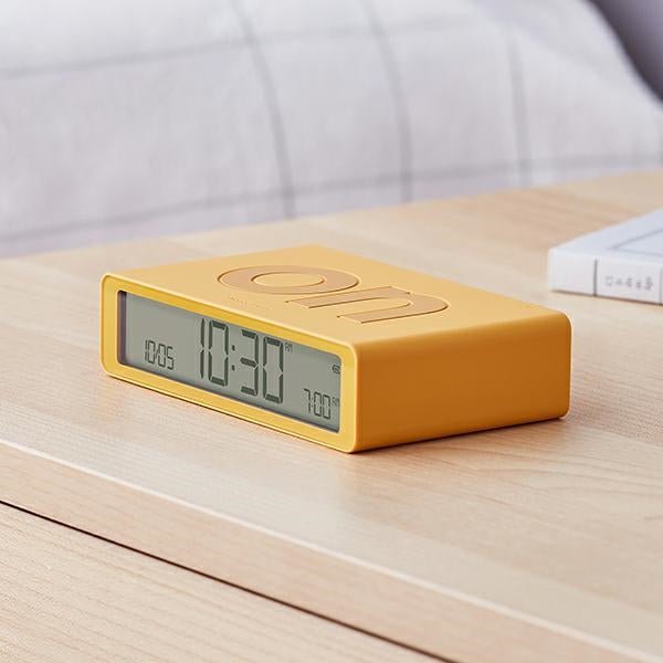 Lexon Ψηφιακό Ξυπνητήρι Διπλής Όψης - Flip Classic - Yellow