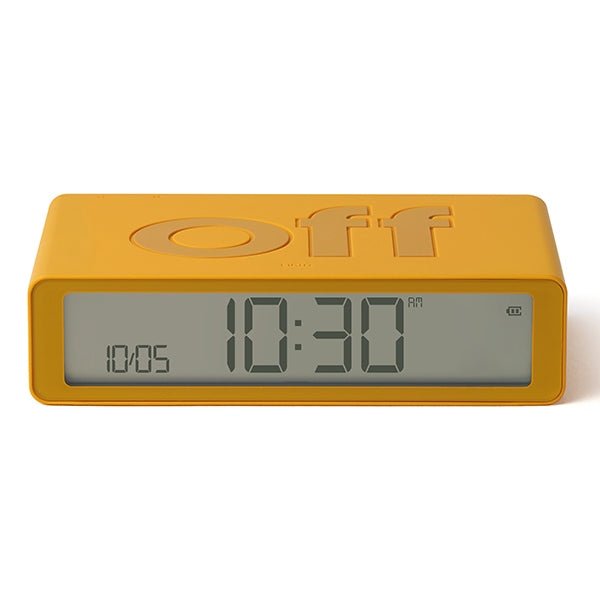 Lexon Ψηφιακό Ξυπνητήρι Διπλής Όψης - Flip Classic - Yellow