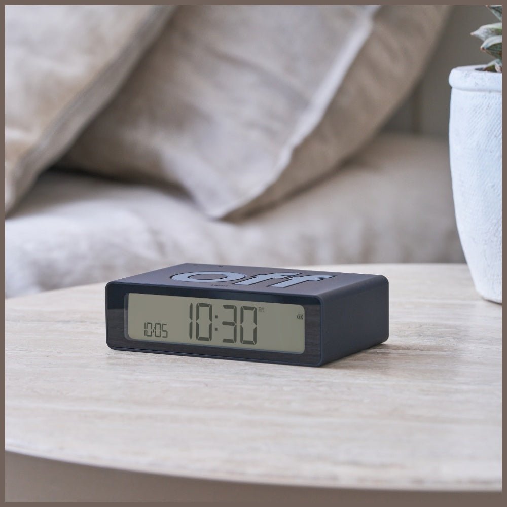 Lexon Ψηφιακό Ξυπνητήρι Διπλής Όψης - Flip Mini - Black
