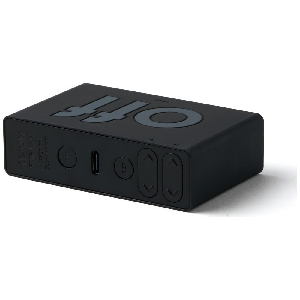Lexon Ψηφιακό Ξυπνητήρι Διπλής Όψης - Flip Mini - Black