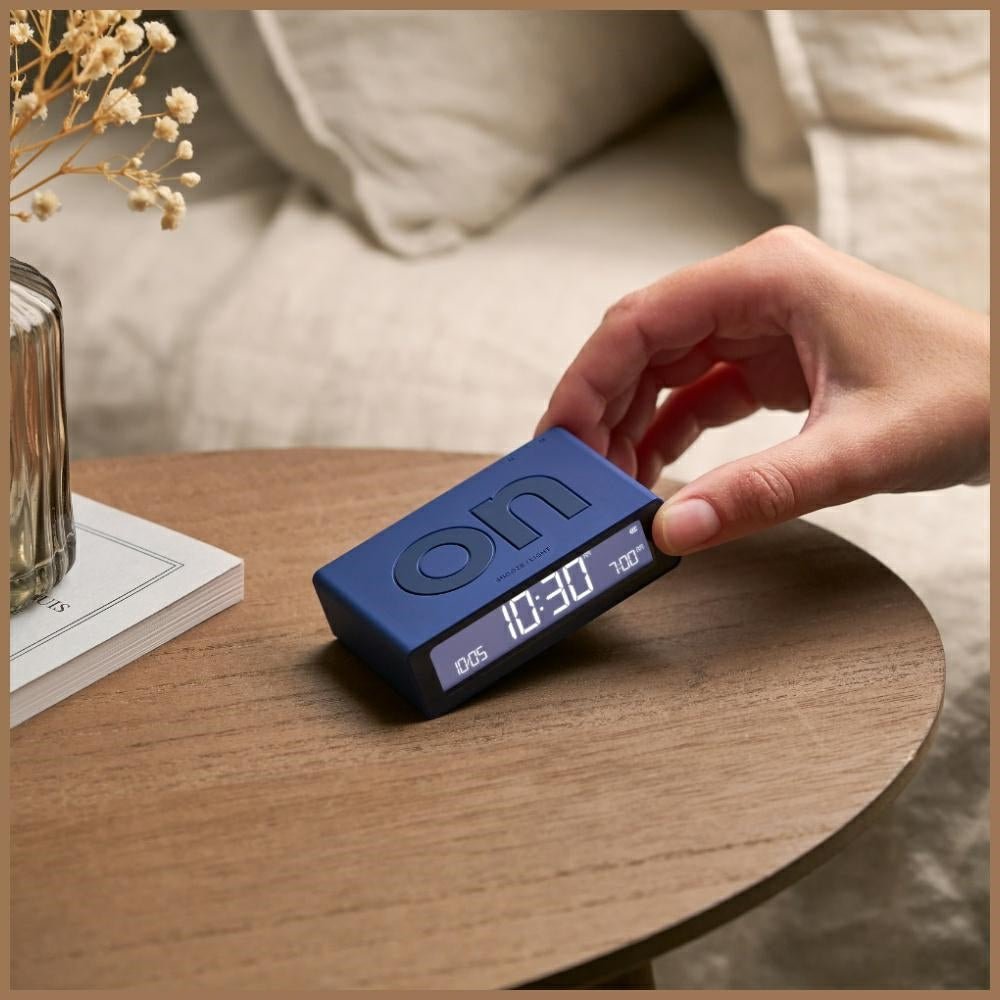 Lexon Ψηφιακό Ξυπνητήρι Διπλής Όψης - Flip Mini - Dark Blue