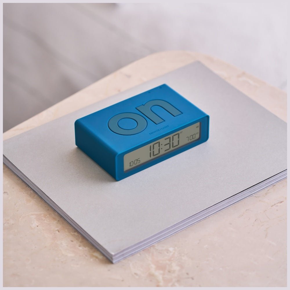 Lexon Ψηφιακό Ξυπνητήρι Διπλής Όψης - Flip Mini - Duck Blue