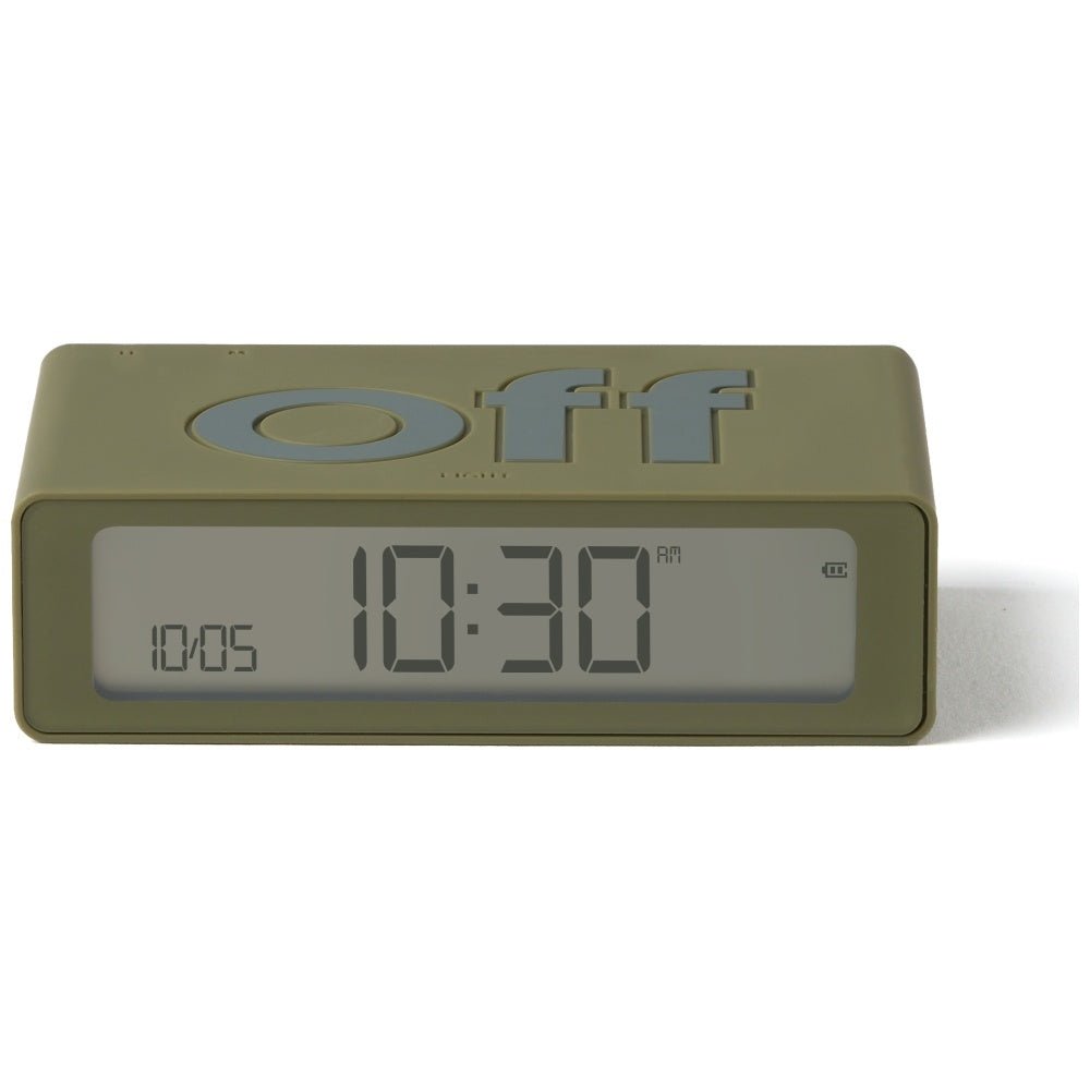 Lexon Ψηφιακό Ξυπνητήρι Διπλής Όψης - Flip Mini - Khaki
