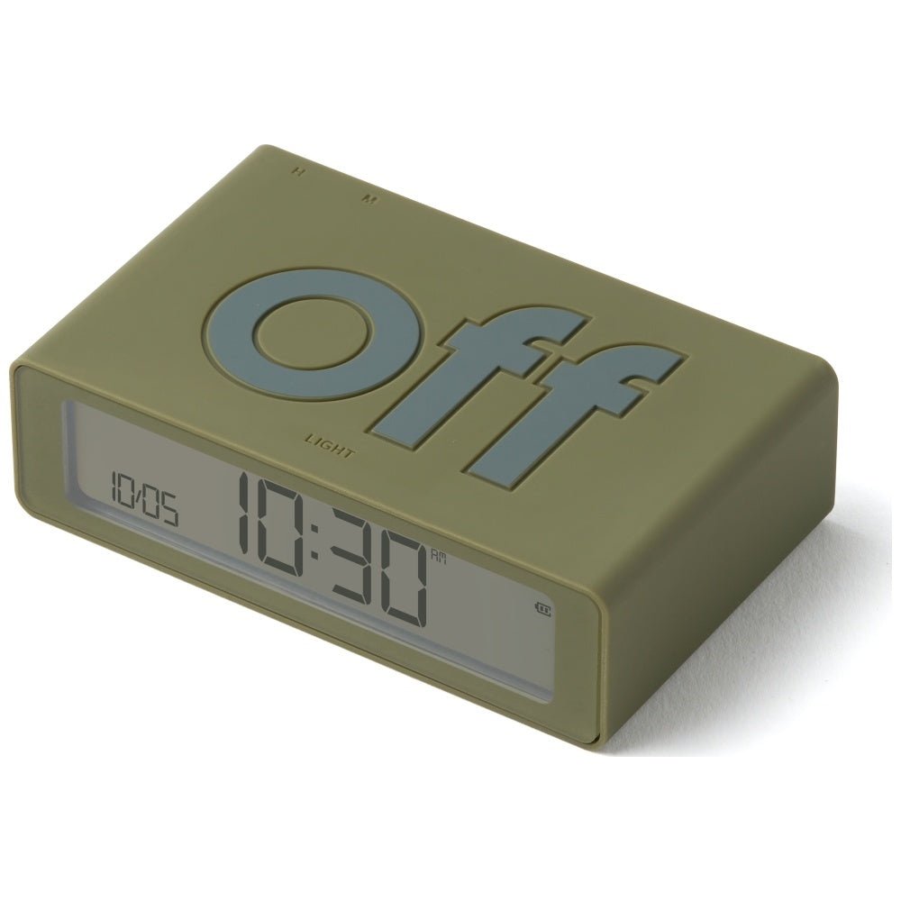 Lexon Ψηφιακό Ξυπνητήρι Διπλής Όψης - Flip Mini - Khaki
