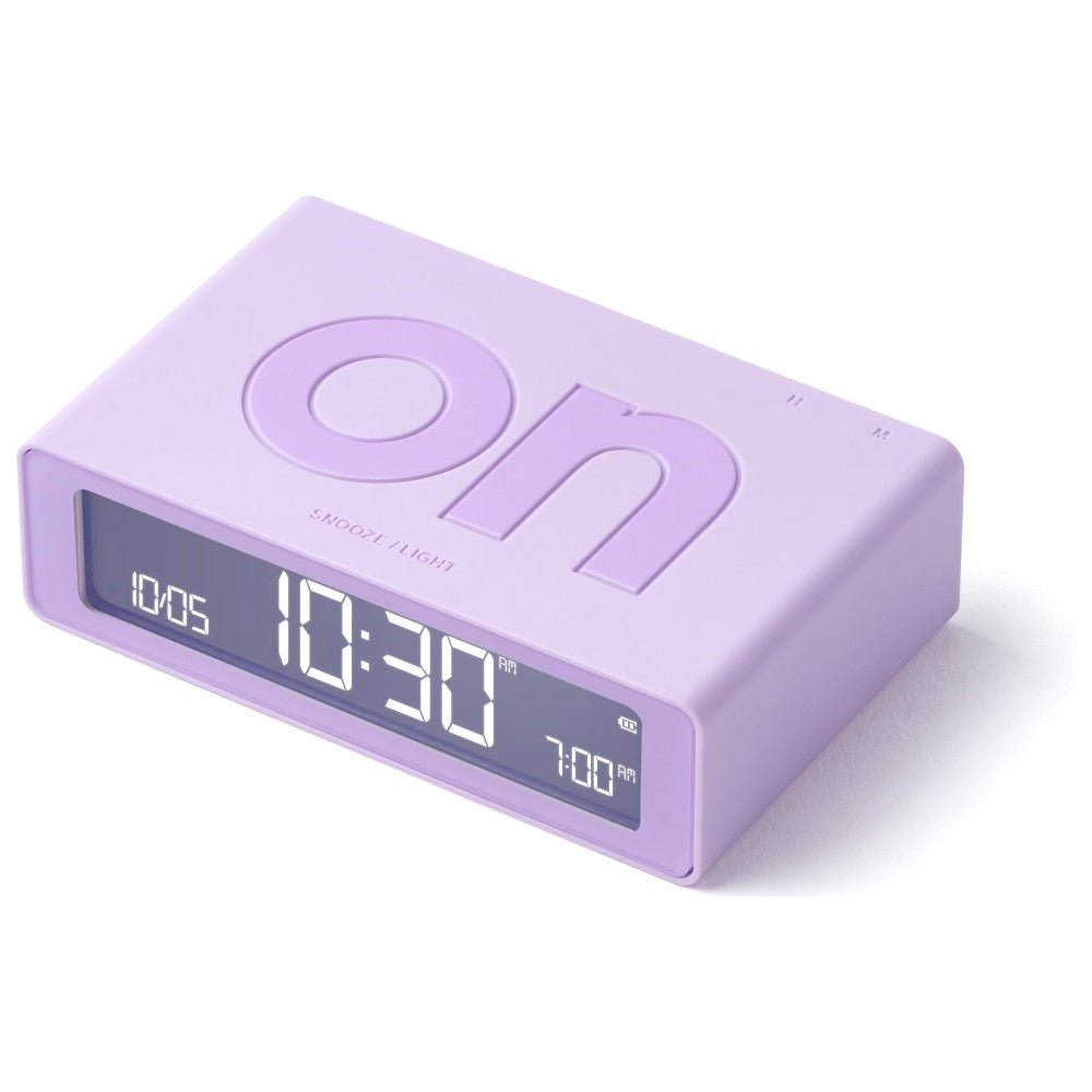 Lexon Ψηφιακό Ξυπνητήρι Διπλής Όψης - Flip Mini - Light Lilac