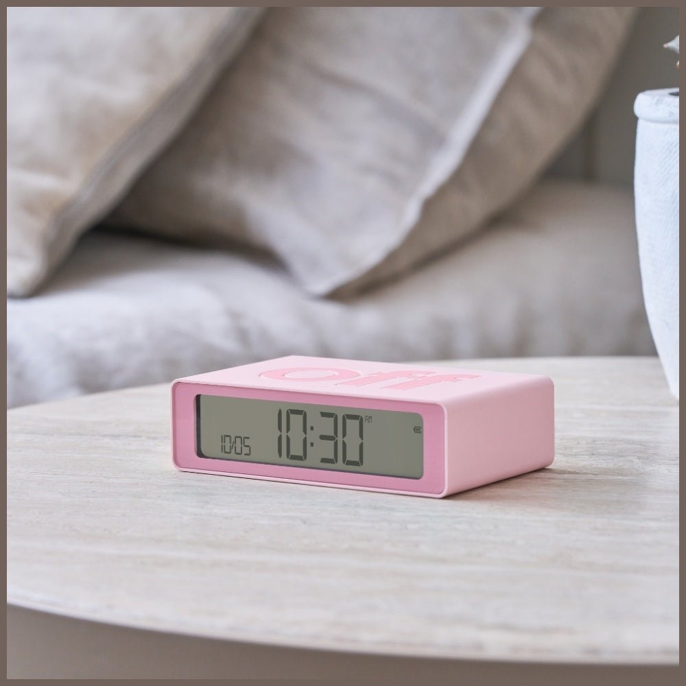 Lexon Ψηφιακό Ξυπνητήρι Διπλής Όψης - Flip Mini - Pink