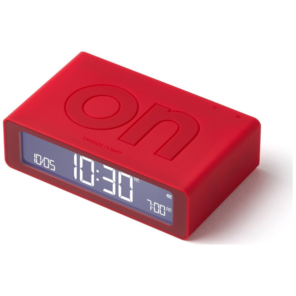 Lexon Ψηφιακό Ξυπνητήρι Διπλής Όψης - Flip Mini - Red