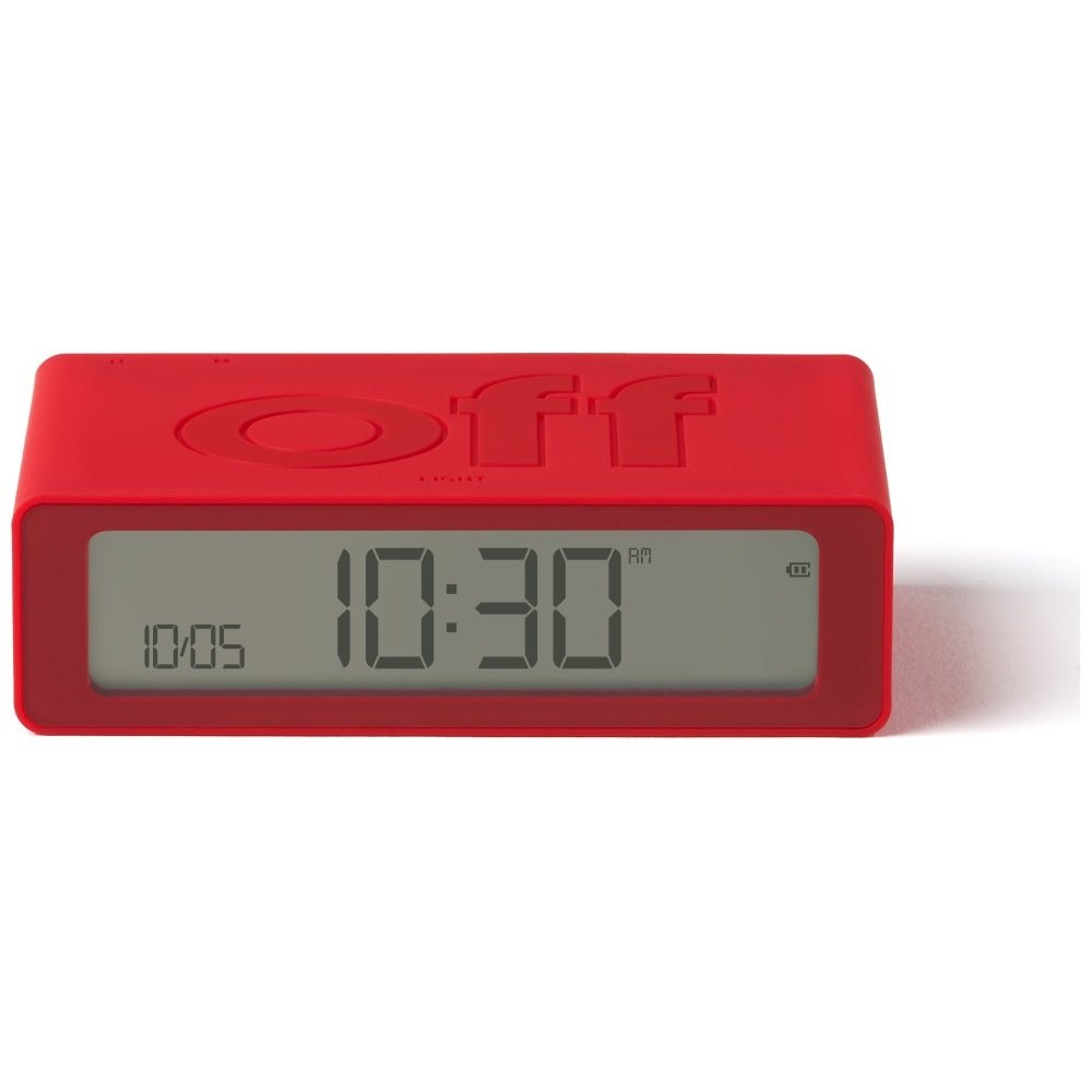 Lexon Ψηφιακό Ξυπνητήρι Διπλής Όψης - Flip Mini - Red