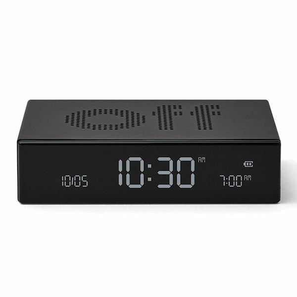 Lexon Ψηφιακό Ξυπνητήρι Διπλής Όψης - Flip Premium - Black