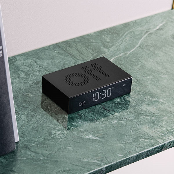 Lexon Ψηφιακό Ξυπνητήρι Διπλής Όψης - Flip Premium - Black