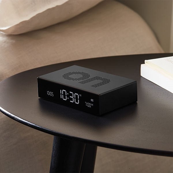 Lexon Ψηφιακό Ξυπνητήρι Διπλής Όψης - Flip Premium - Black