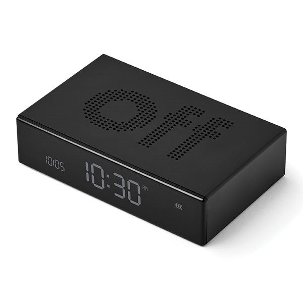 Lexon Ψηφιακό Ξυπνητήρι Διπλής Όψης - Flip Premium - Black