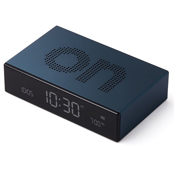 Lexon Ψηφιακό Ξυπνητήρι Διπλής Όψης - Flip Premium - Blue