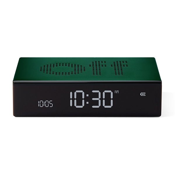 Lexon Ψηφιακό Ξυπνητήρι Διπλής Όψης - Flip Premium - Dark Green