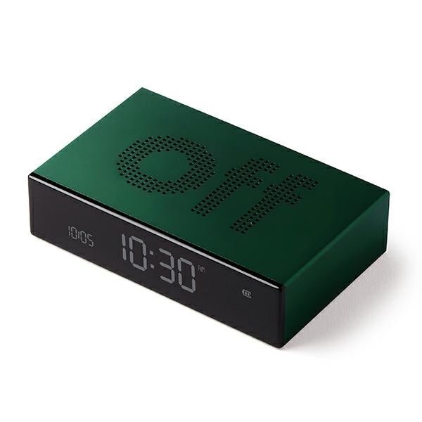 Lexon Ψηφιακό Ξυπνητήρι Διπλής Όψης - Flip Premium - Dark Green