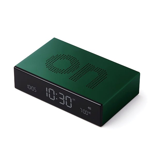 Lexon Ψηφιακό Ξυπνητήρι Διπλής Όψης - Flip Premium - Dark Green