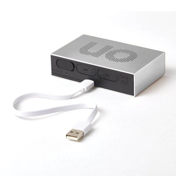 Lexon Ψηφιακό Ξυπνητήρι Διπλής Όψης - Flip Premium - Polished Aluminum