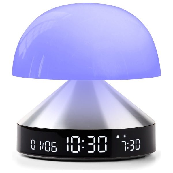 Lexon Ψηφιακό Ξυπνητήρι με Φωτιστικό LED - Mina Sunrise - Aluminum
