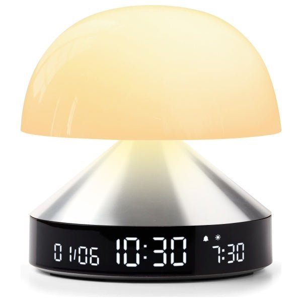 Lexon Ψηφιακό Ξυπνητήρι με Φωτιστικό LED - Mina Sunrise - Aluminum