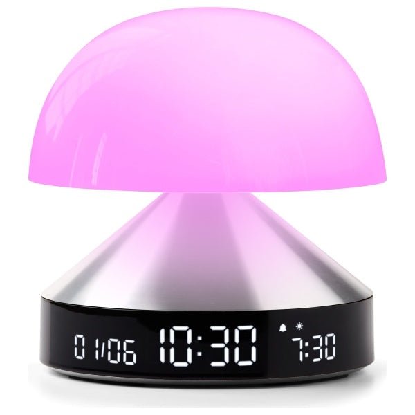 Lexon Ψηφιακό Ξυπνητήρι με Φωτιστικό LED - Mina Sunrise - Aluminum