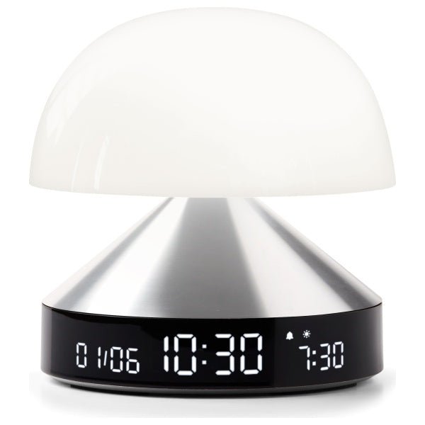 Lexon Ψηφιακό Ξυπνητήρι με Φωτιστικό LED - Mina Sunrise - Aluminum