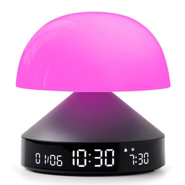 Lexon Ψηφιακό Ξυπνητήρι με Φωτιστικό LED - Mina Sunrise - Metallic Grey