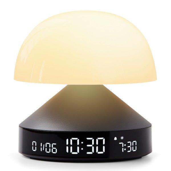 Lexon Ψηφιακό Ξυπνητήρι με Φωτιστικό LED - Mina Sunrise - Metallic Grey
