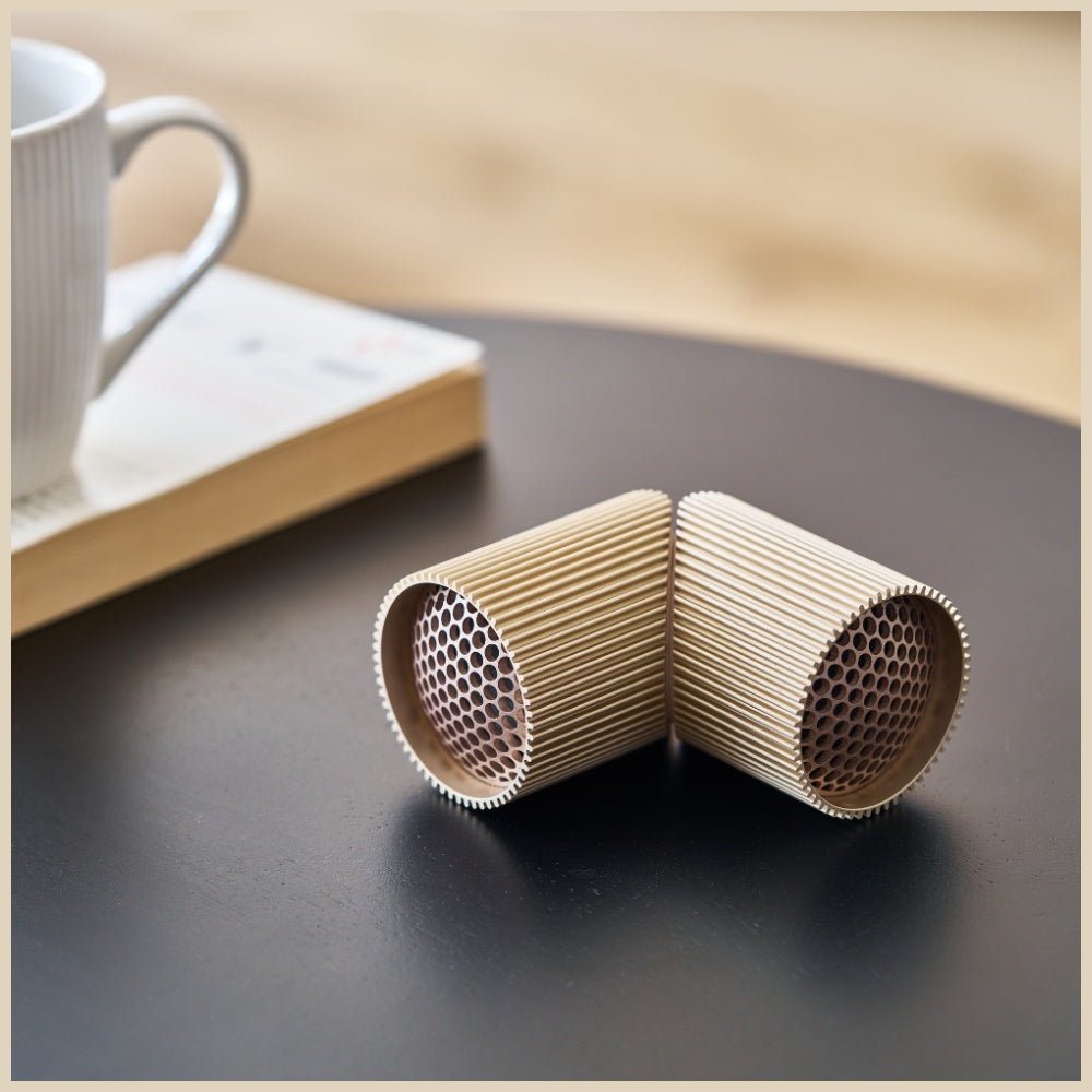 Lexon Σετ με 2 Μαγνητικά Φορητά Ηχεία Bluetooth - Ray Speaker - Gold