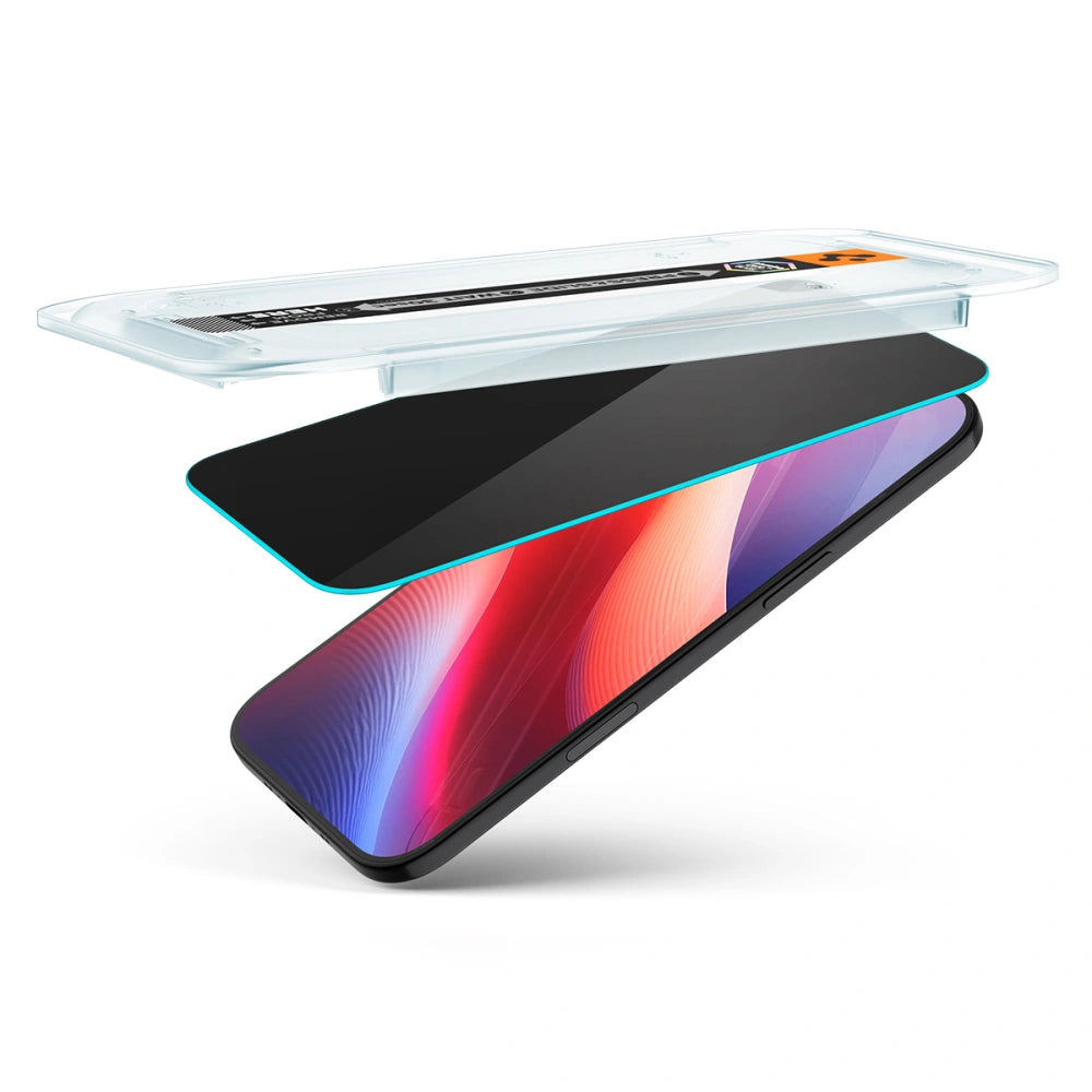 Spigen iPhone Air - Glas.TR EZ Fit - Privacy Αντιχαρακτικό Γυαλί Οθόνης - 2 Τεμάχια - Privacy - AGL09862