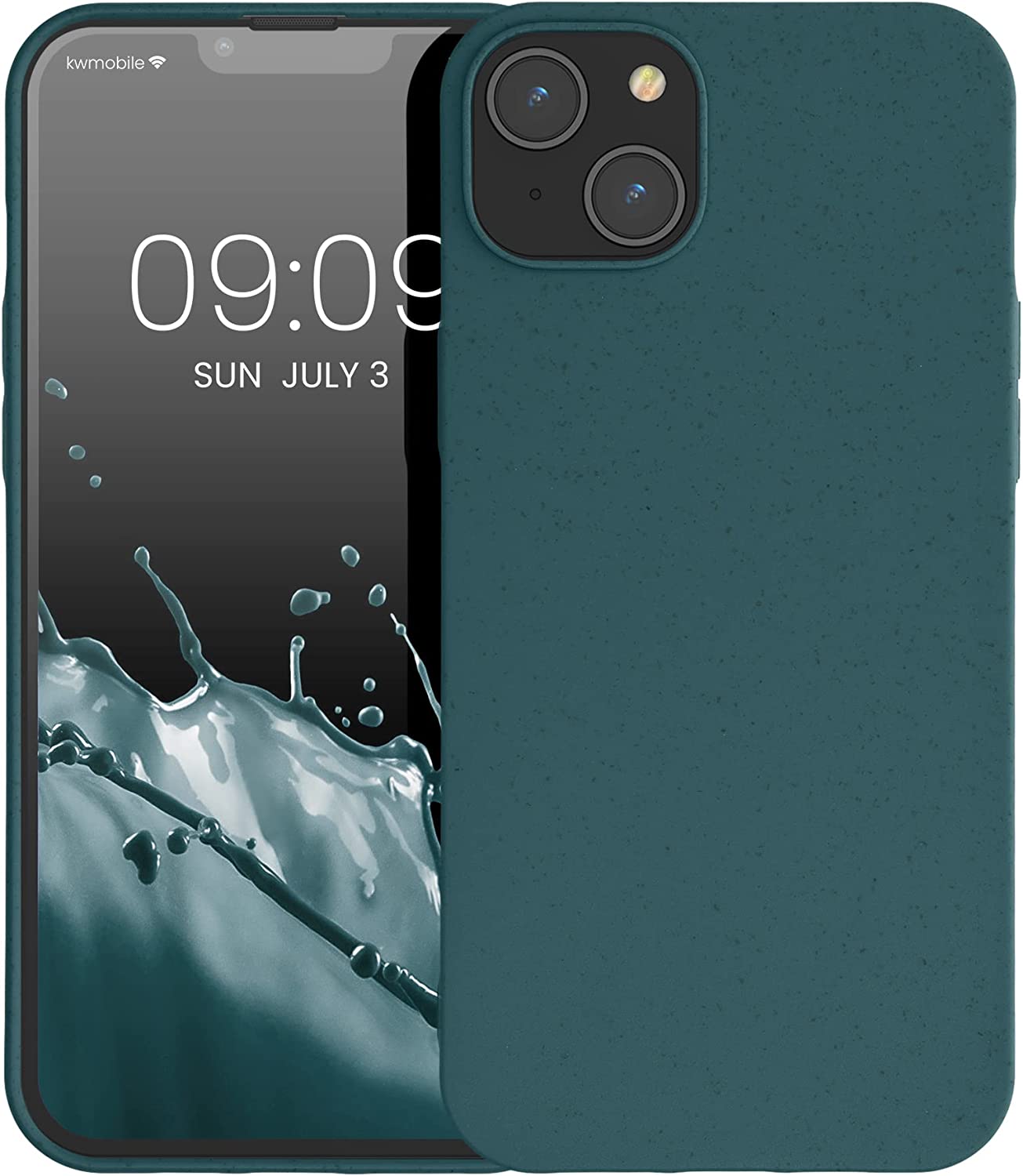 Kalibri iPhone 14 Plus Θήκη Σιλικόνης TPU με Ανακυκλώσιμο και Βιοδιασπώμενο Υλικό - Matte Petrol - 59218.57