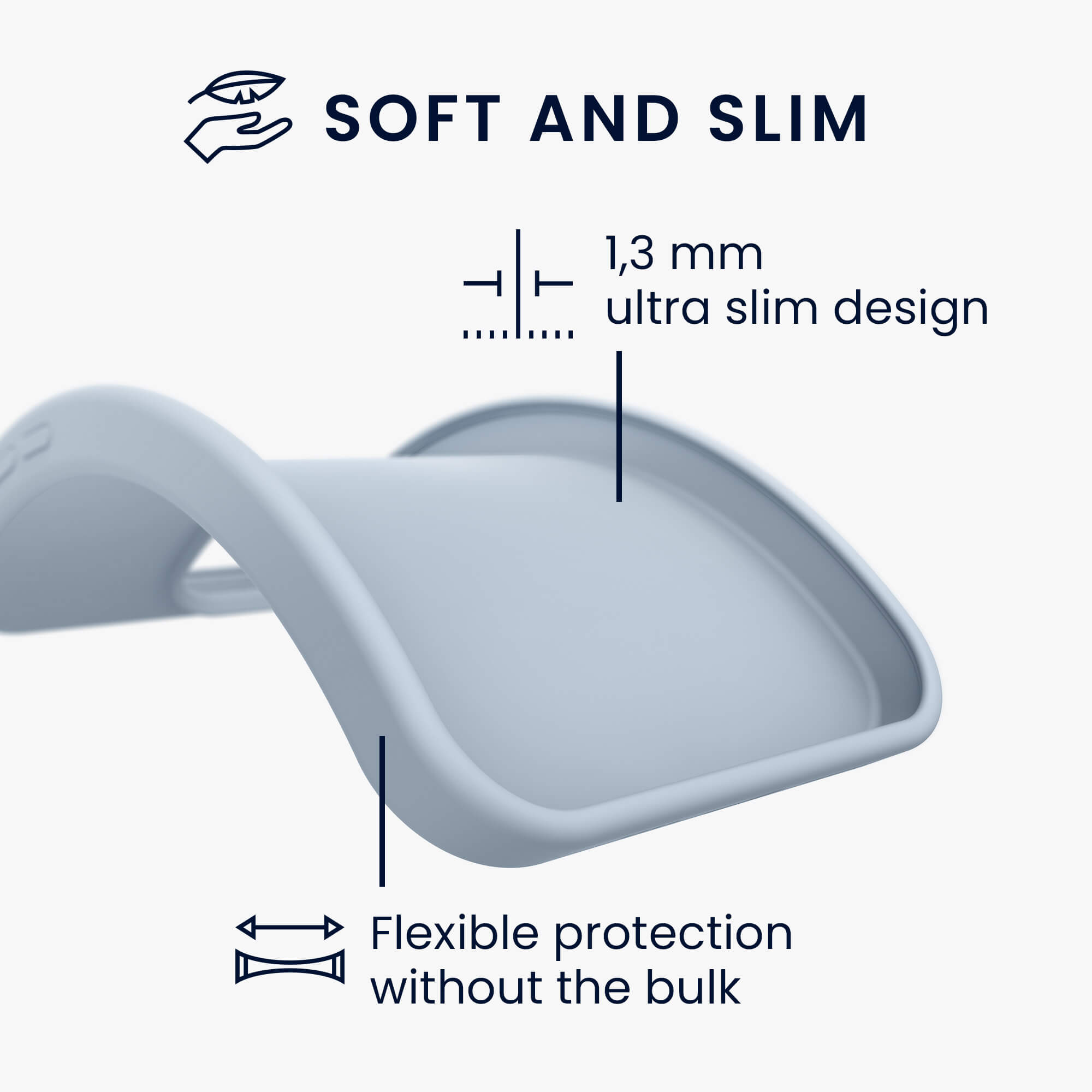 KW Samsung Galaxy A55 5G Λεπτή Θήκη Σιλικόνης TPU - Matte Light Blue