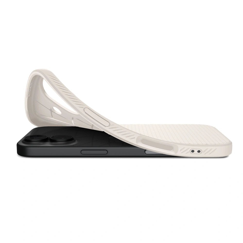 Spigen iPhone 17 - Liquid Air - Θήκη Σιλικόνης - Natural Titanium