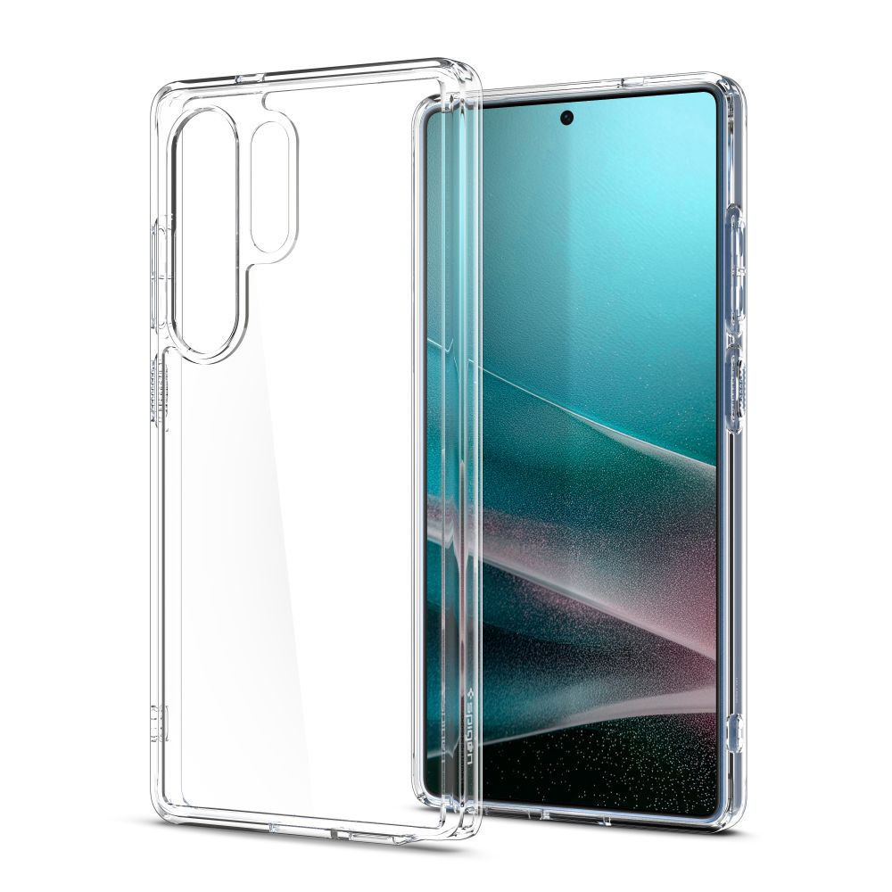 Spigen Samsung Galaxy S25 Ultra - Σκληρή Θήκη με Πλαίσιο Σιλικόνης Ultra Hybrid - Crystal Clear