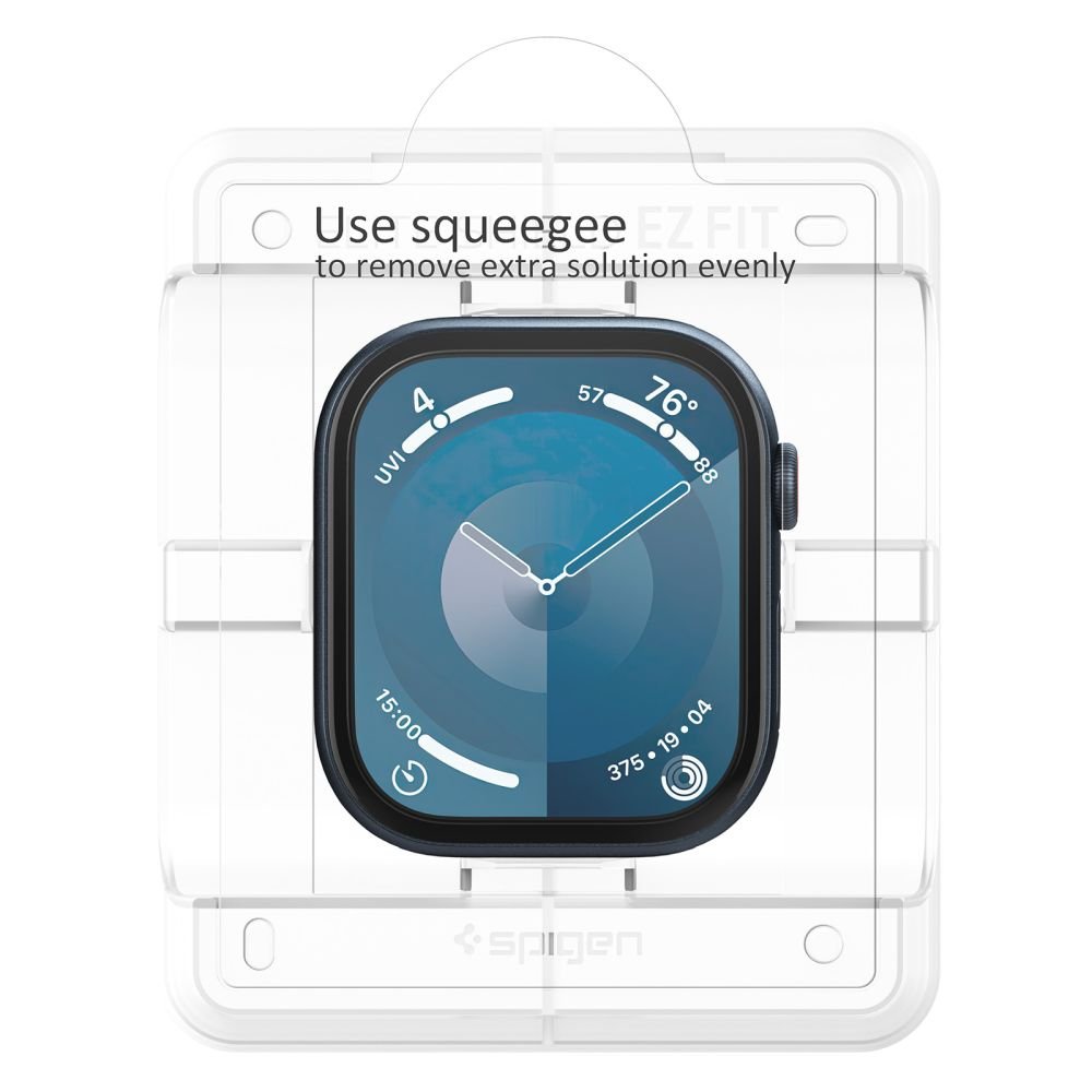 Spigen Προστασία Οθόνης Apple Watch 10/11 - 46mm - Elite Shield EZ Fit Αντιχαρακτικό Γυαλί Οθόνης - 2 Τεμάχια - Διάφανα
