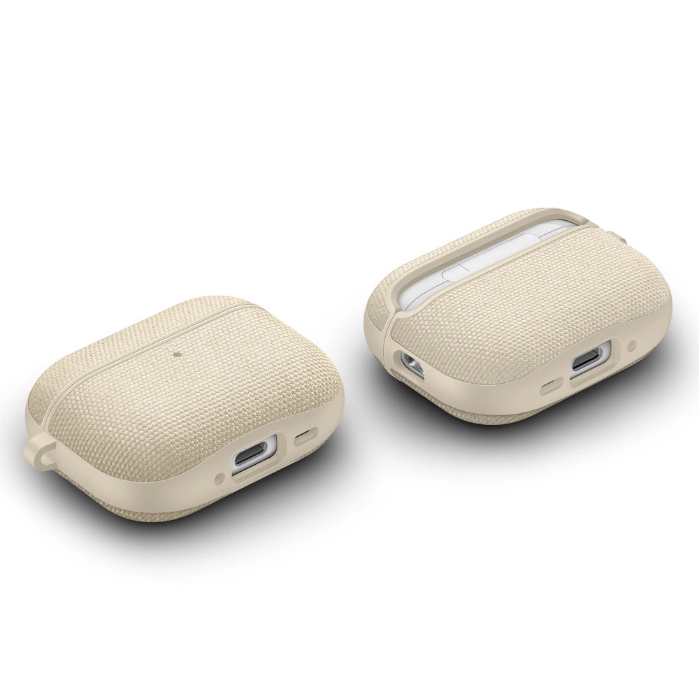 Spigen AirPods Pro 3 Θήκη από Σιλικόνη και Ύφασμα - Urban Fit - Dune Beige