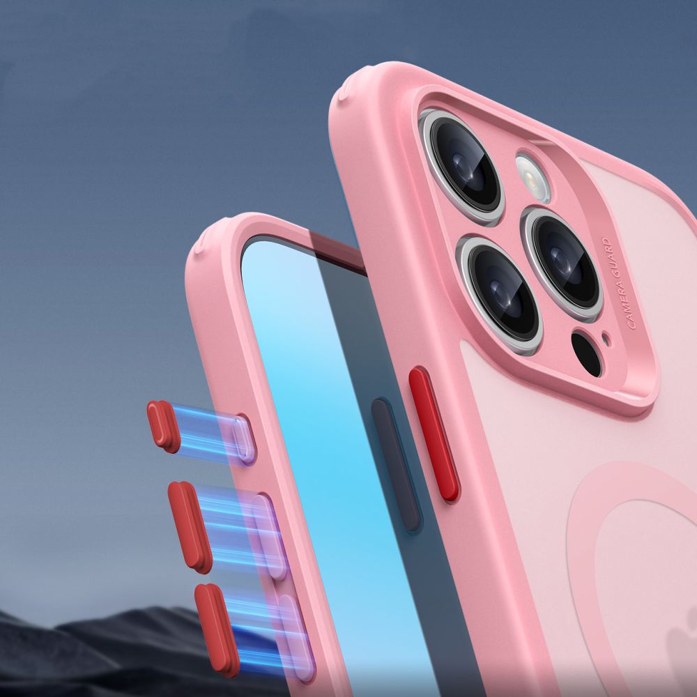 ESR iPhone 16 Pro Max - Classic Pro Halolock - Σετ με 1 Αντιχαρακτικό Γυαλί Οθόνης και Θήκη MagSafe - Frosted Pink