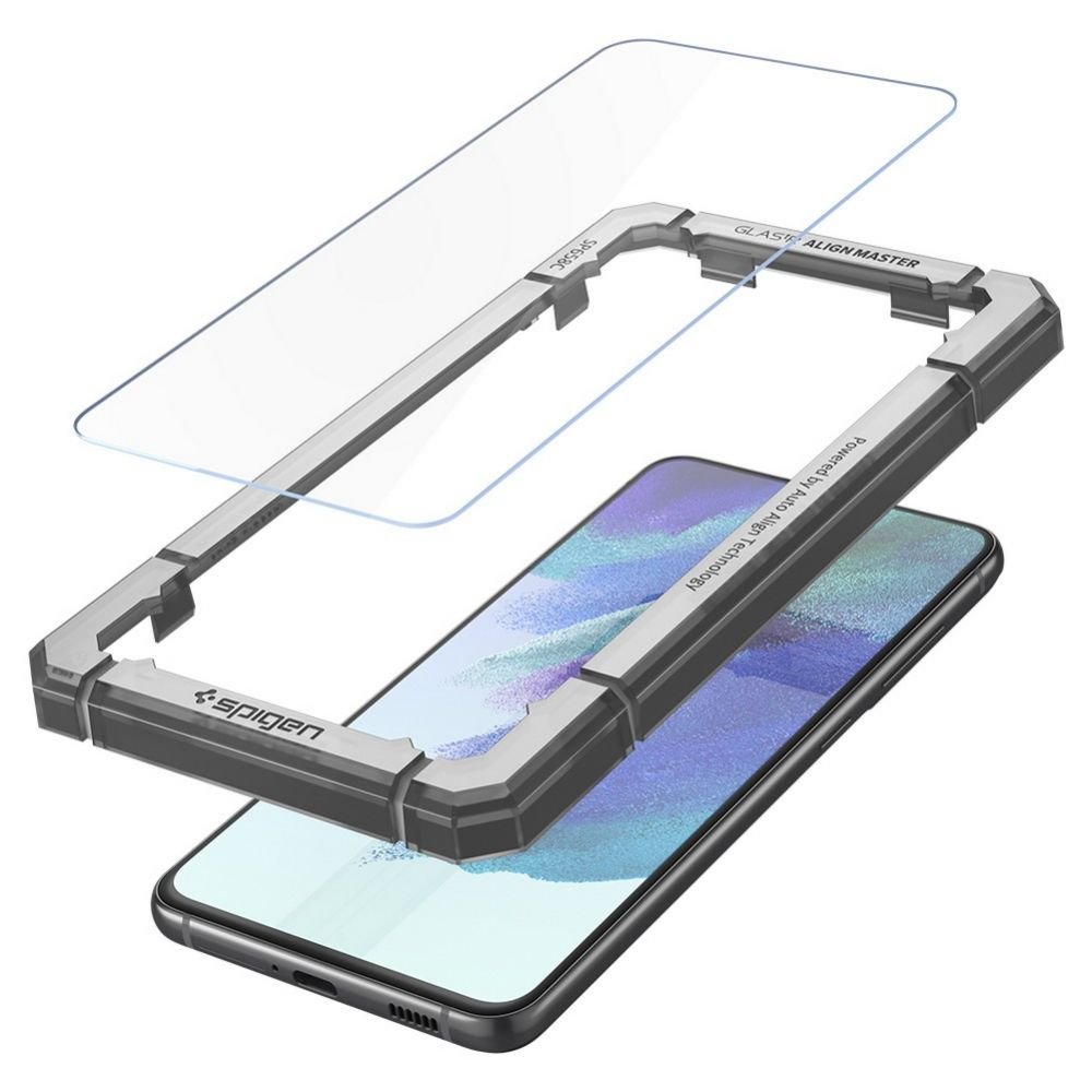 Spigen Samsung Galaxy S21 FE ALM GLAS.tR HD Tempered Glass Αντιχαρακτικό Γυαλί Οθόνης 9H - 2 Τεμάχια - Διάφανο