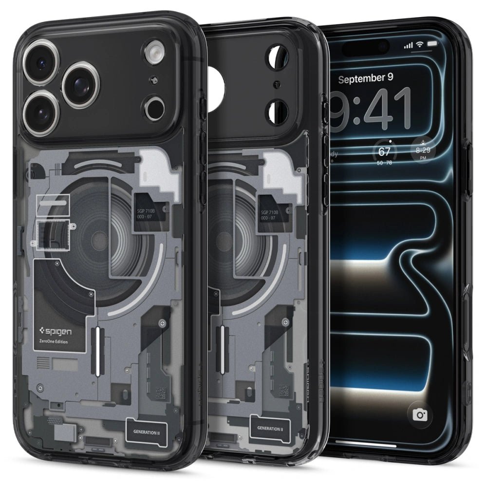 Spigen iPhone 17 Pro - Ultra Hybrid Mag - Σκληρή Θήκη με Πλαίσιο Σιλικόνης Και MagSafe - Zero One Black