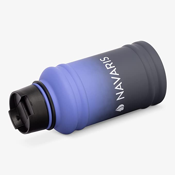 Navaris Μπουκάλι Νερού από Ανοξείδωτο Ατσάλι - 1.3 L - Blue - 52873.04.02