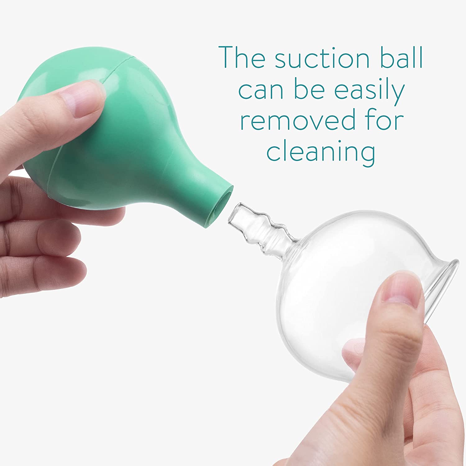 Navaris Σετ με 5 Βεντούζες με Φούσκα - Turquoise - 54790.37